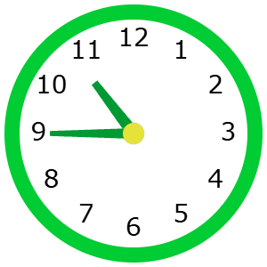 10時45分